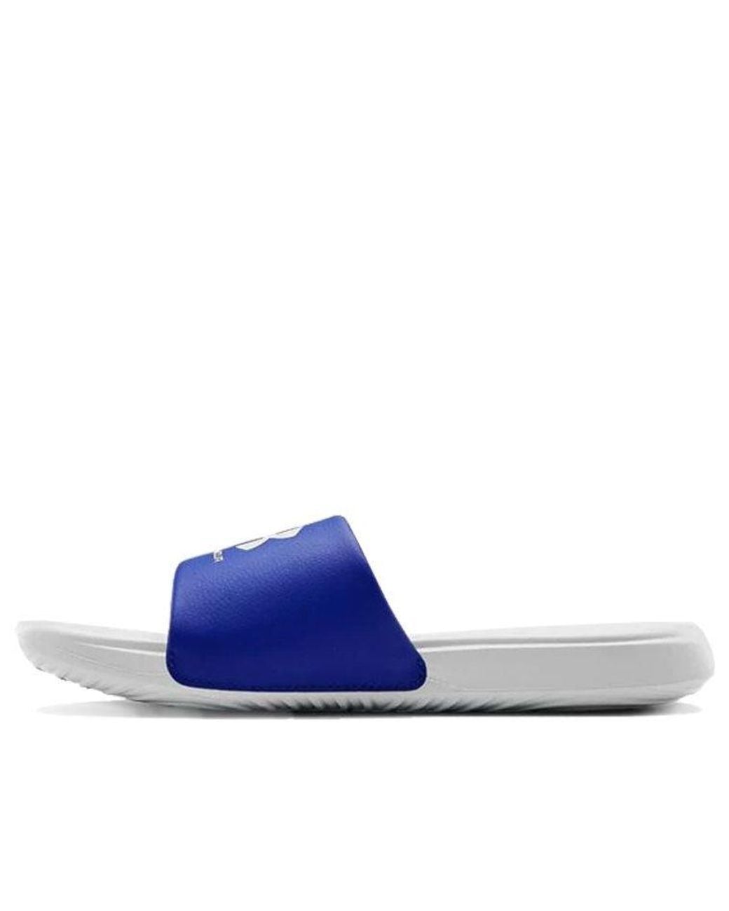 Under Armour Blue Ansa Fixed Slide 'Halo' for men