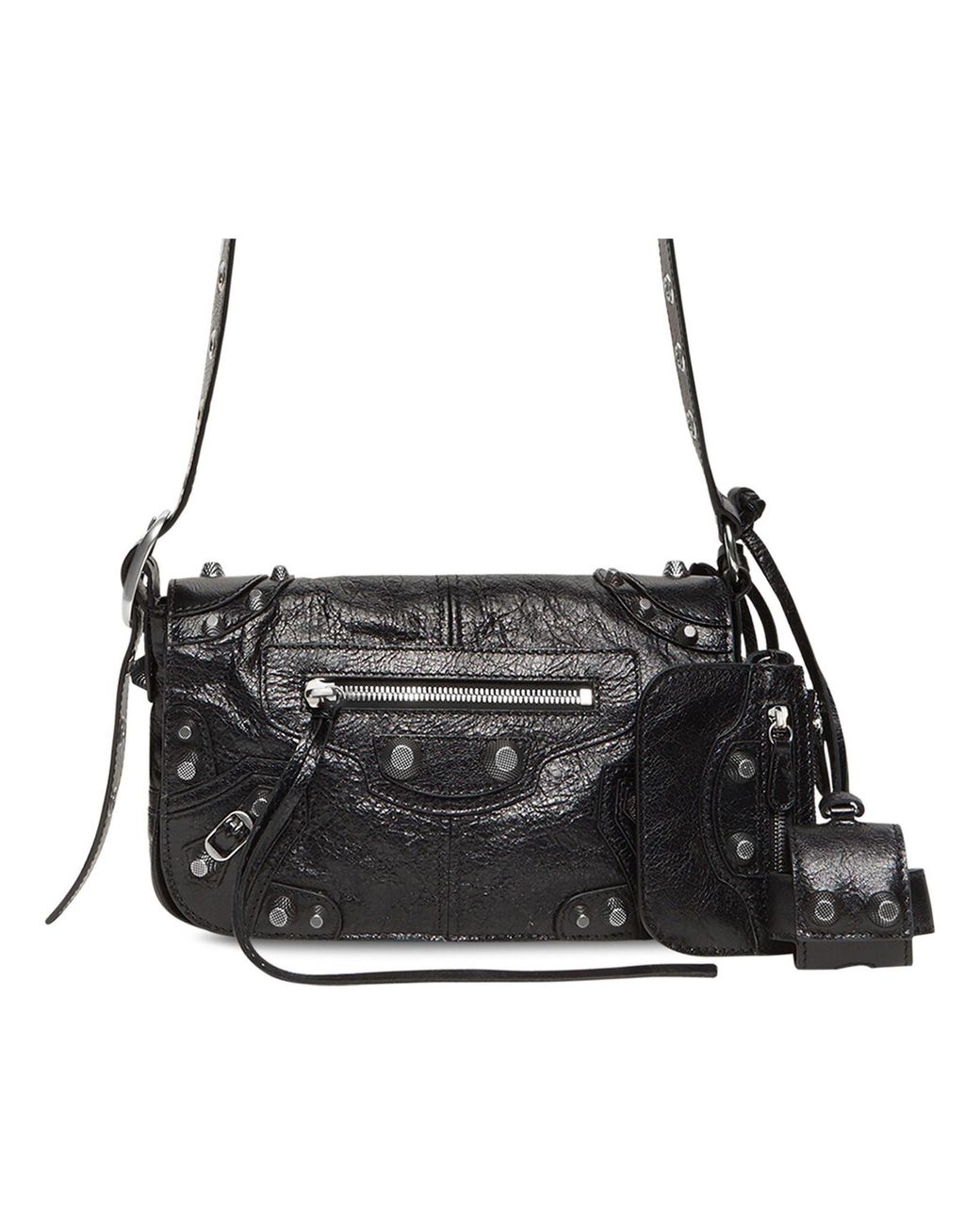 Balenciaga Black Le Cagole Xs Flap Bag for men