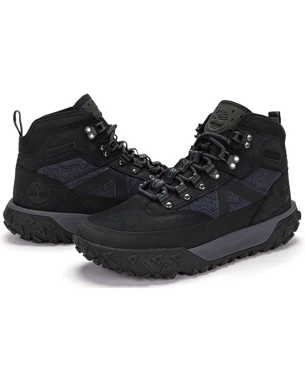 Timberland Black Greenstride Motion 6 Waterproof Mid Hikers for men