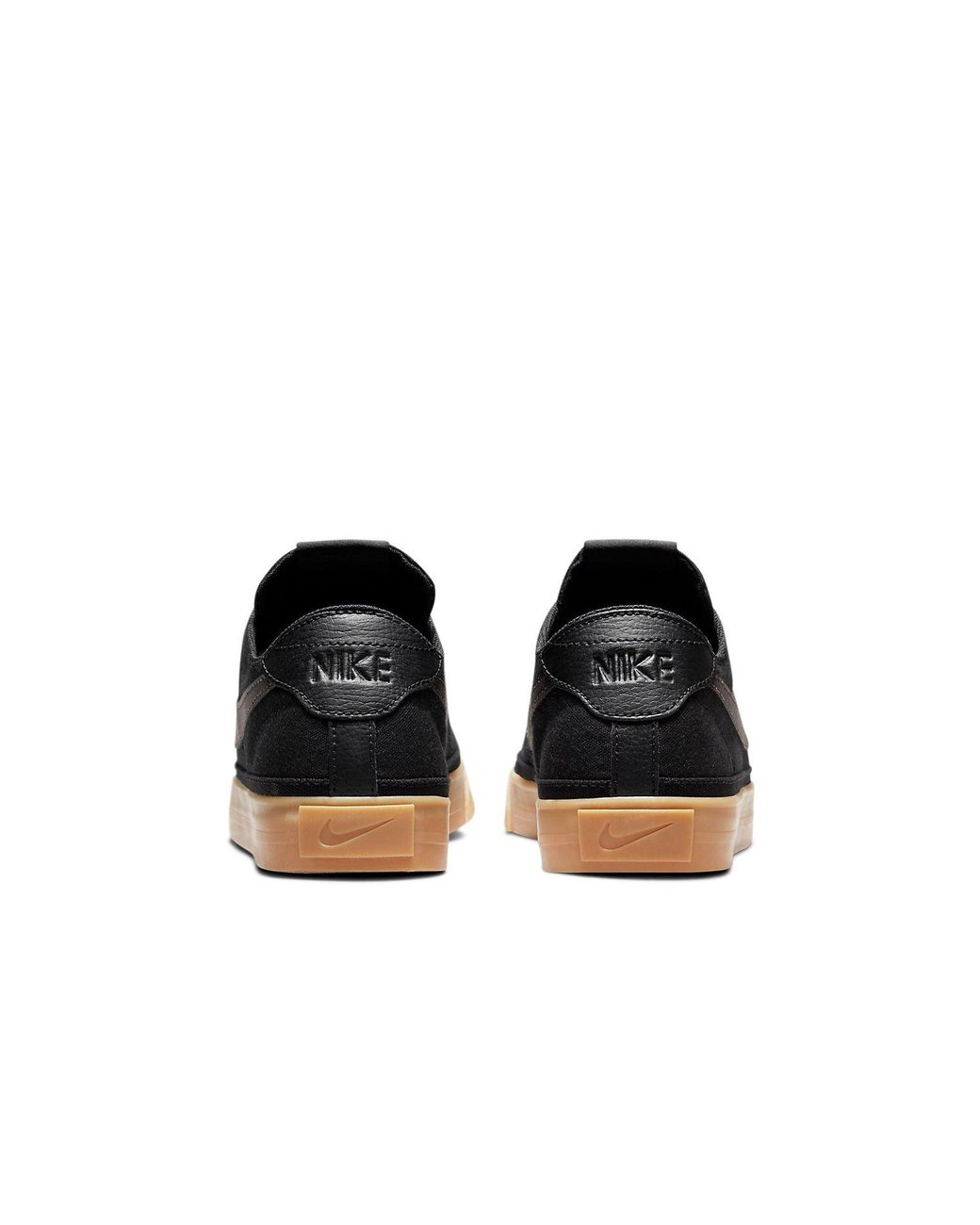 Nike Black Court Legacy Canvas Gum' for men