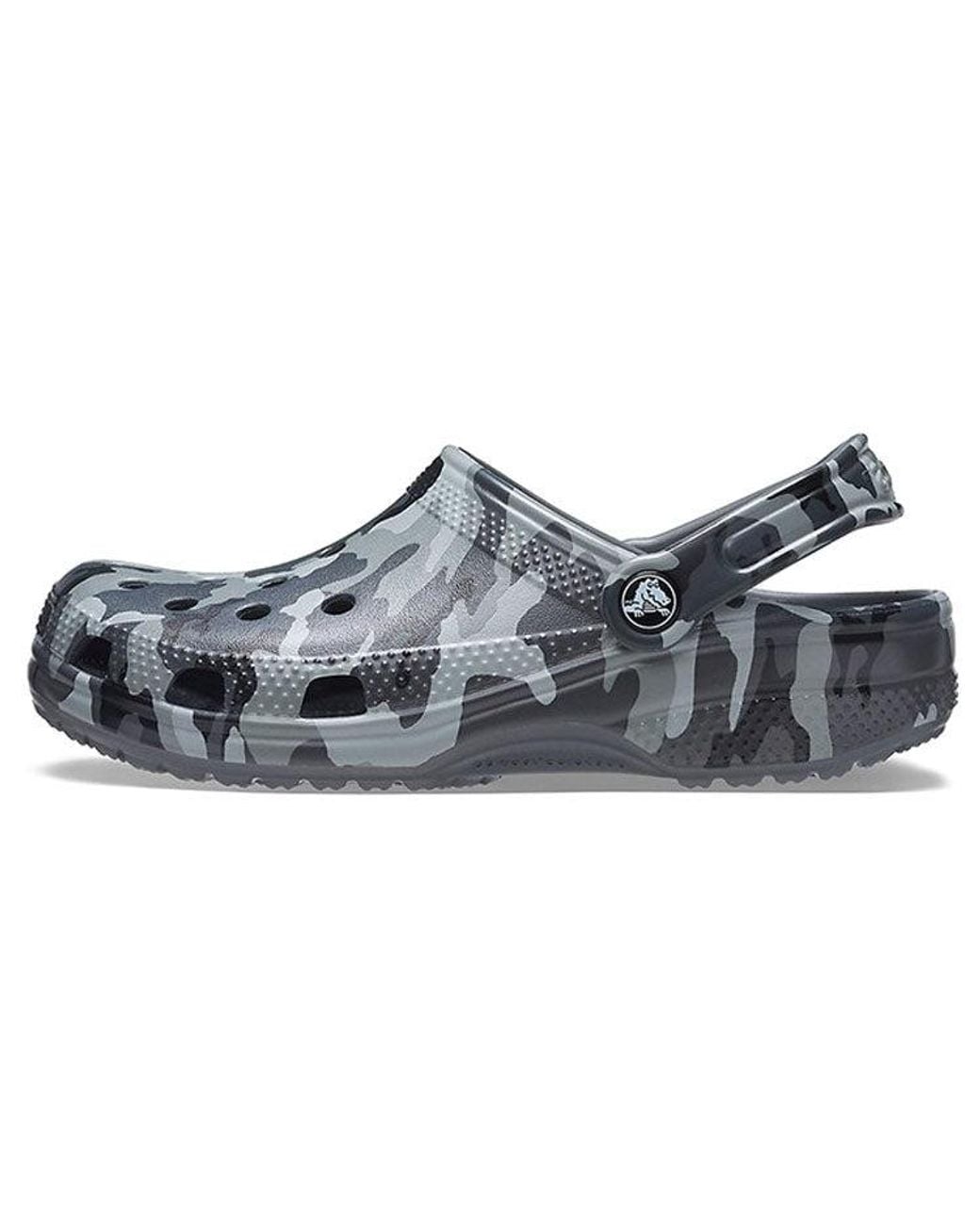 CROCSTM Gray Beach Sandals Camouflage