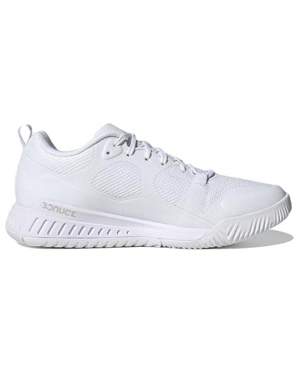 Adidas White Court Team Bounce 2.0 Shoes