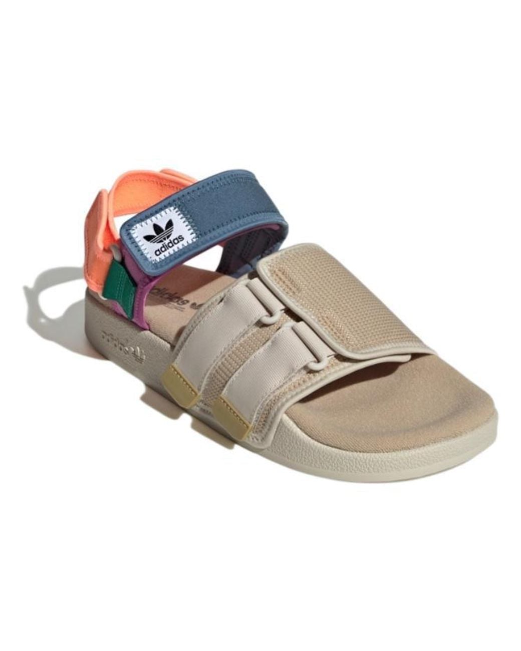 Adidas Blue Adilette Sandal 4.0 Tone Aluminium' for men