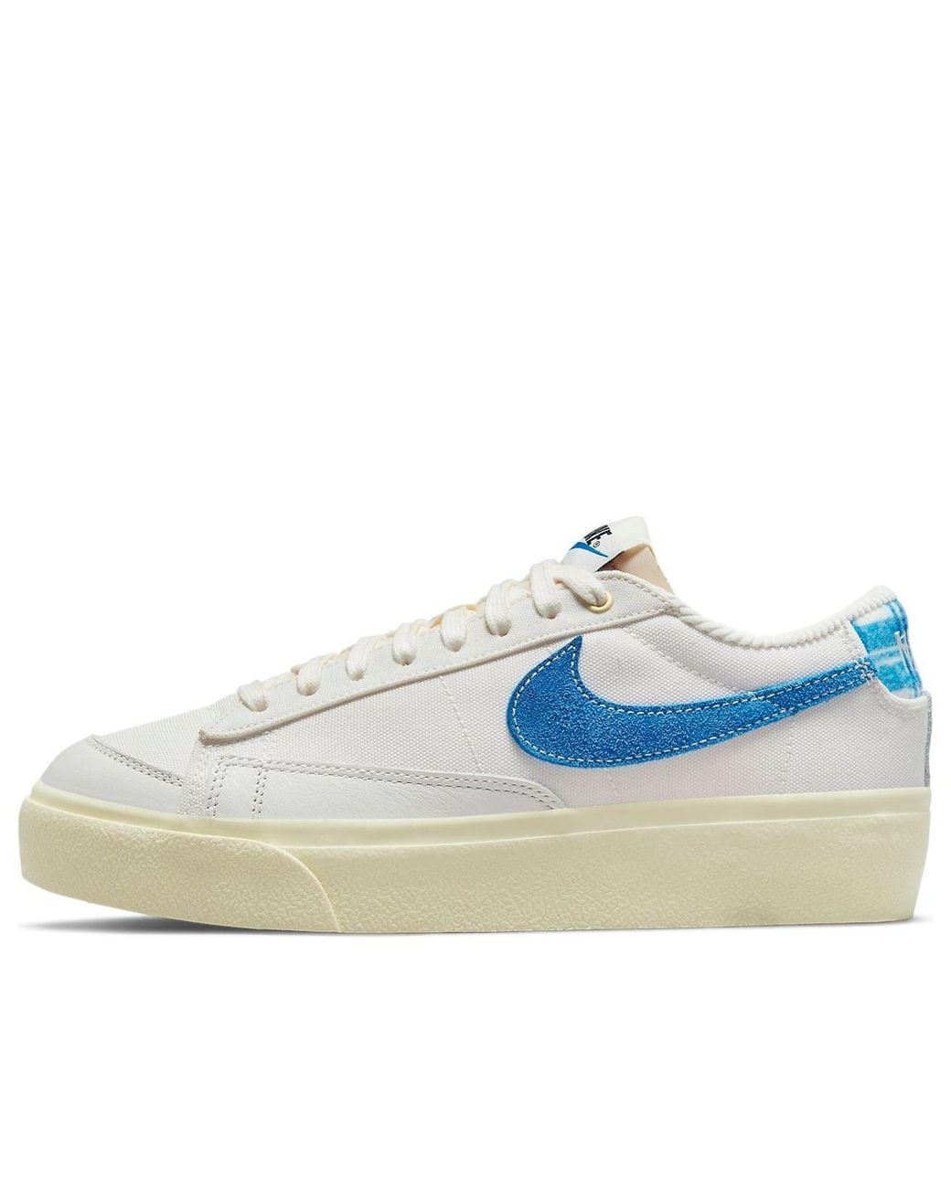 Nike Blue (Wmns) Blazer Low Platform Sneakers