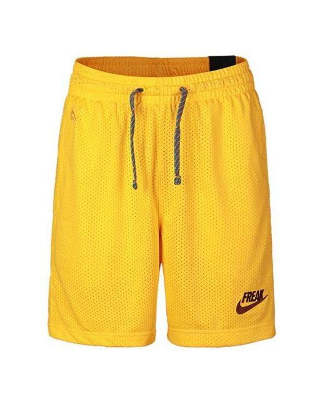 Nike Yellow Giannis Nk Shorts for men