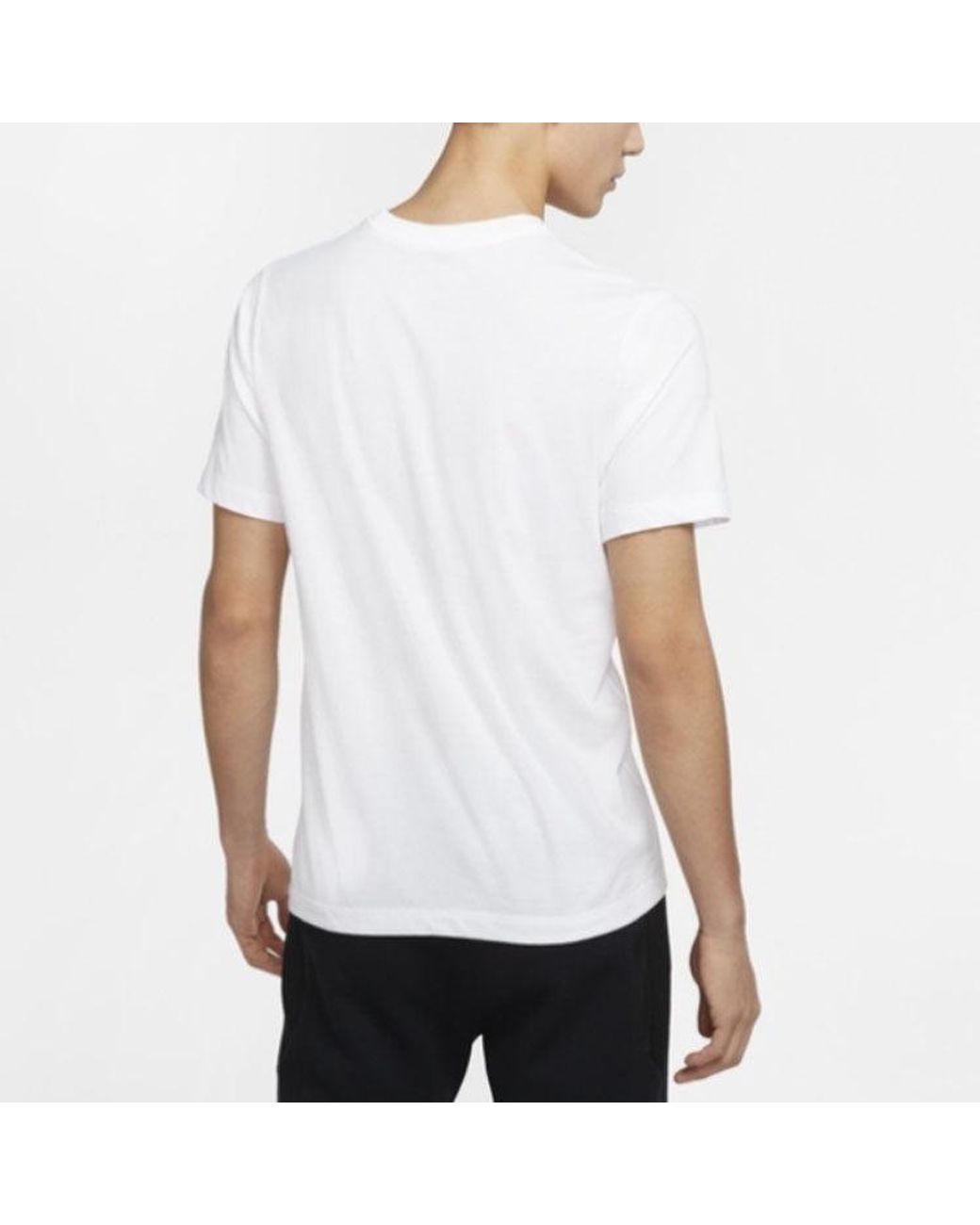 Nike Blue Logo Printing Round Neck Pullover Casual Short Sleeve for men