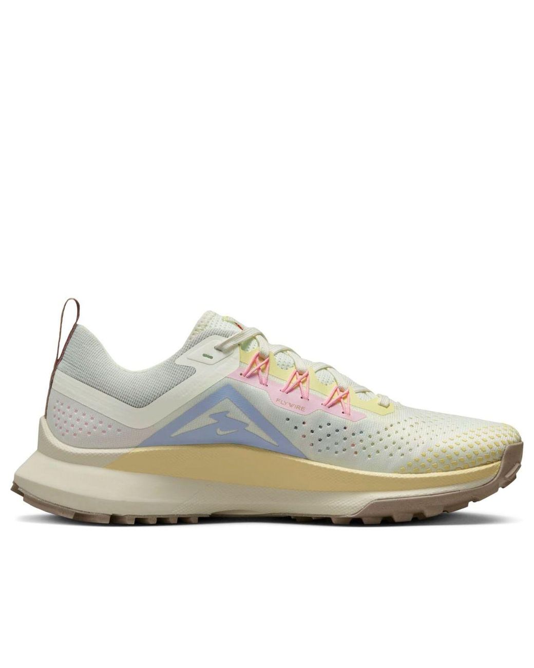 Nike White React Pegasus Trail 4