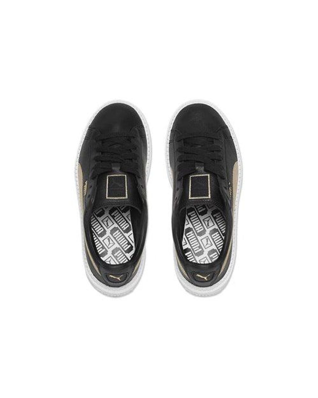 PUMA Black (Wmns) Platform Trace Varsity'