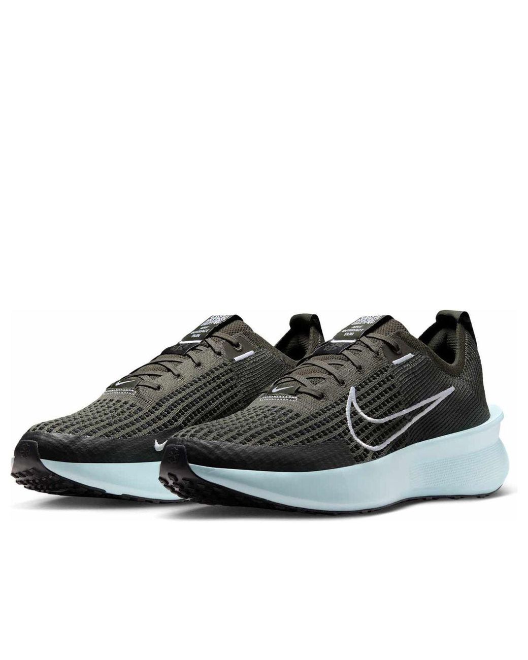 Nike Black Interact Run 'Sequoia Glacier' for men