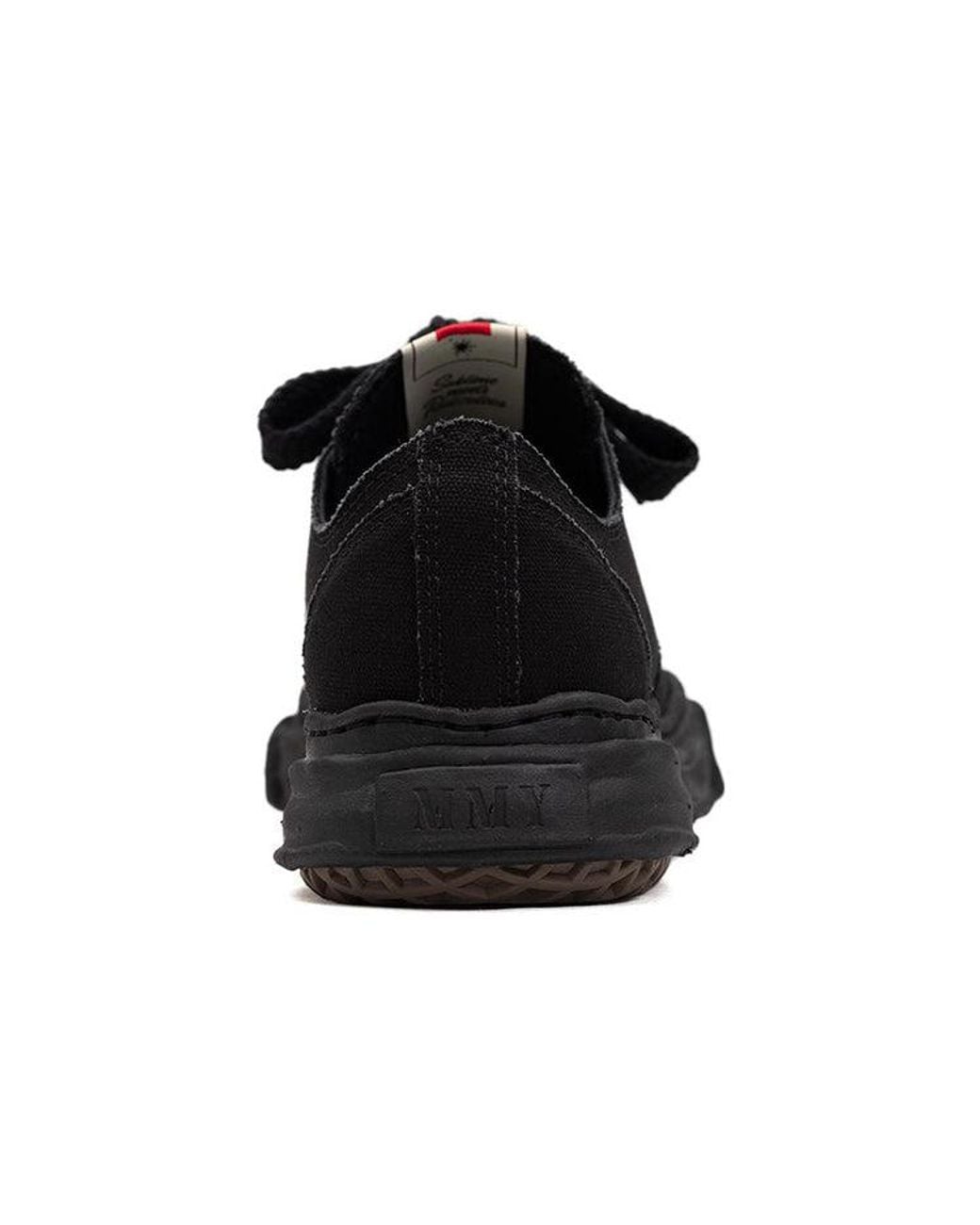 Maison Mihara Yasuhiro Black Peterson Og Sole Canvas Low-Top Sneaker for men