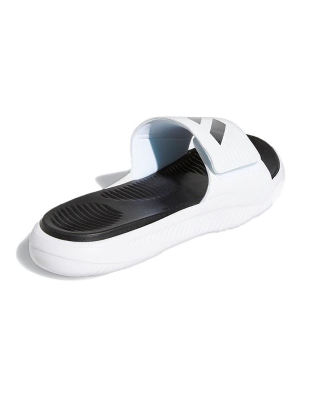 Adidas White Alphabounce Slide for men