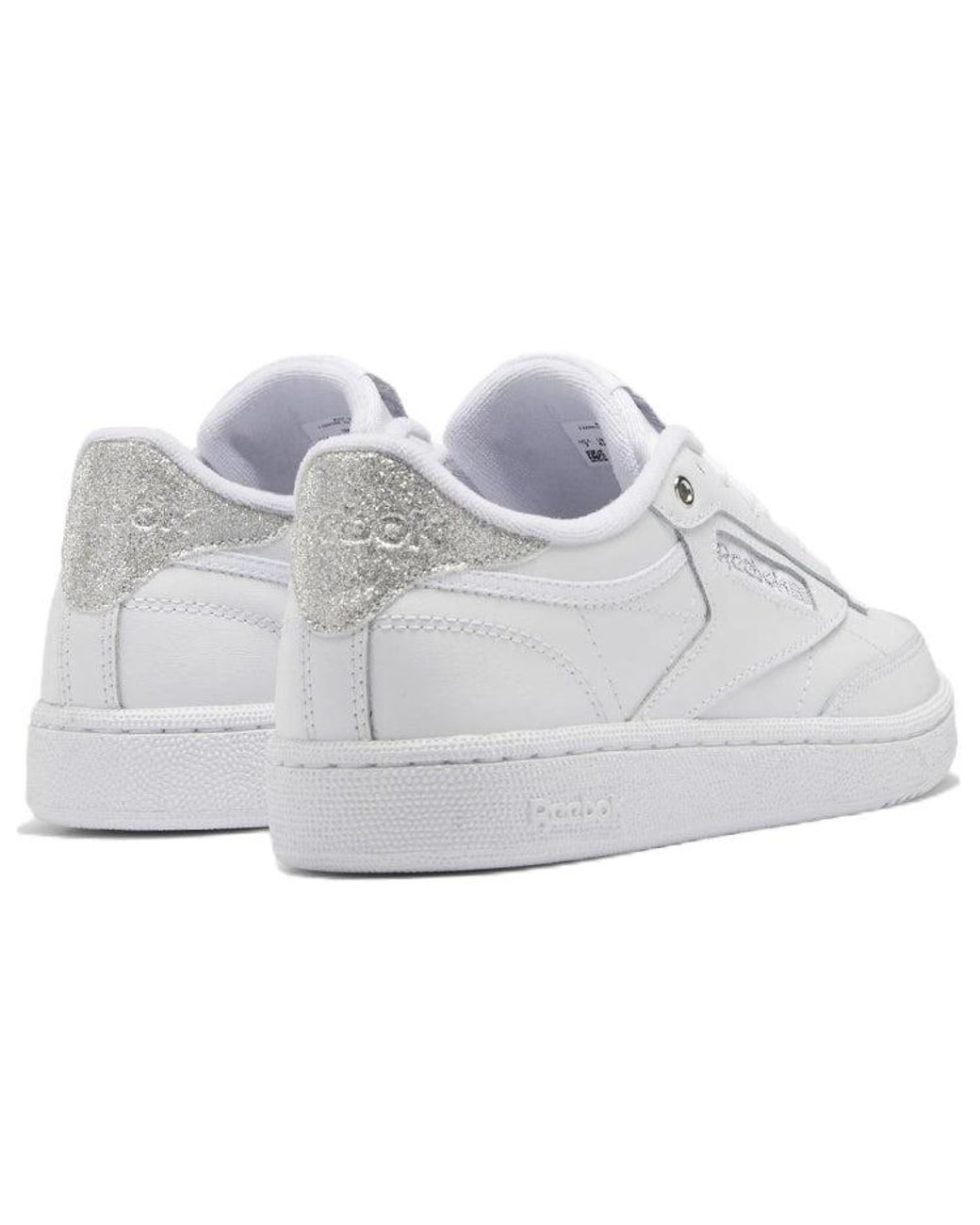Reebok White (Wmns) Club C 85 Metallic'