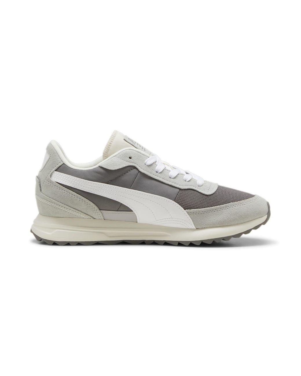 PUMA White Road Rider Suede 'Cast Iron' for men