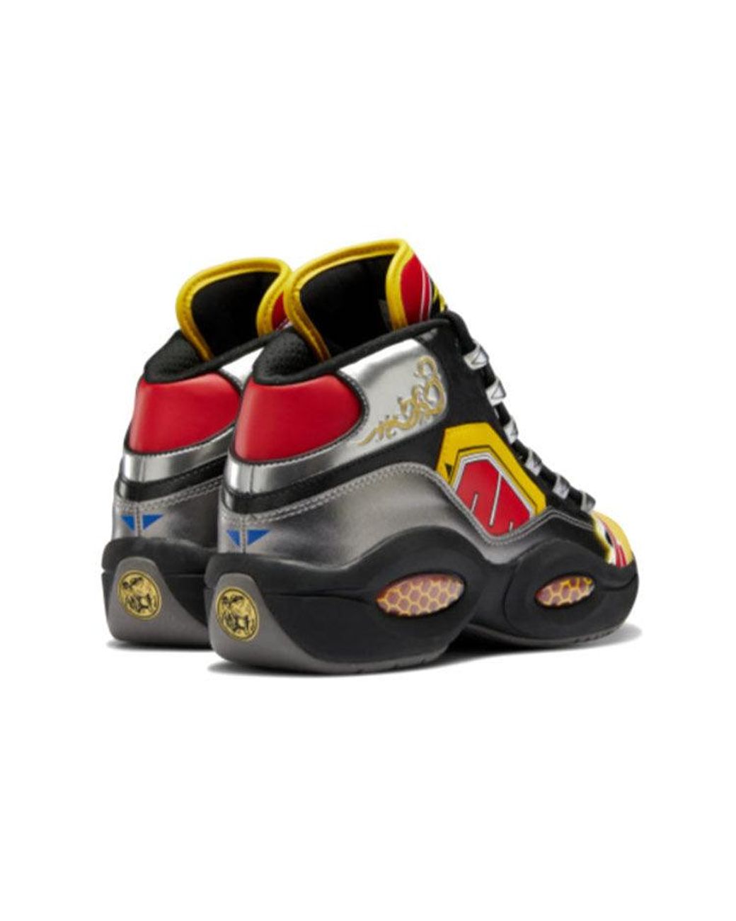 Reebok Red Power Rangers X Question Mid 'Megazord Battle Mode! for men