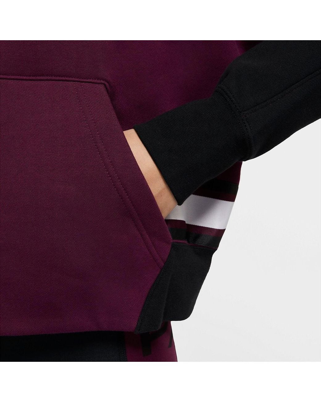 Nike Purple (Wmns) X Paris Saint-Germain Fleece Hoodie 'Bordeaux'