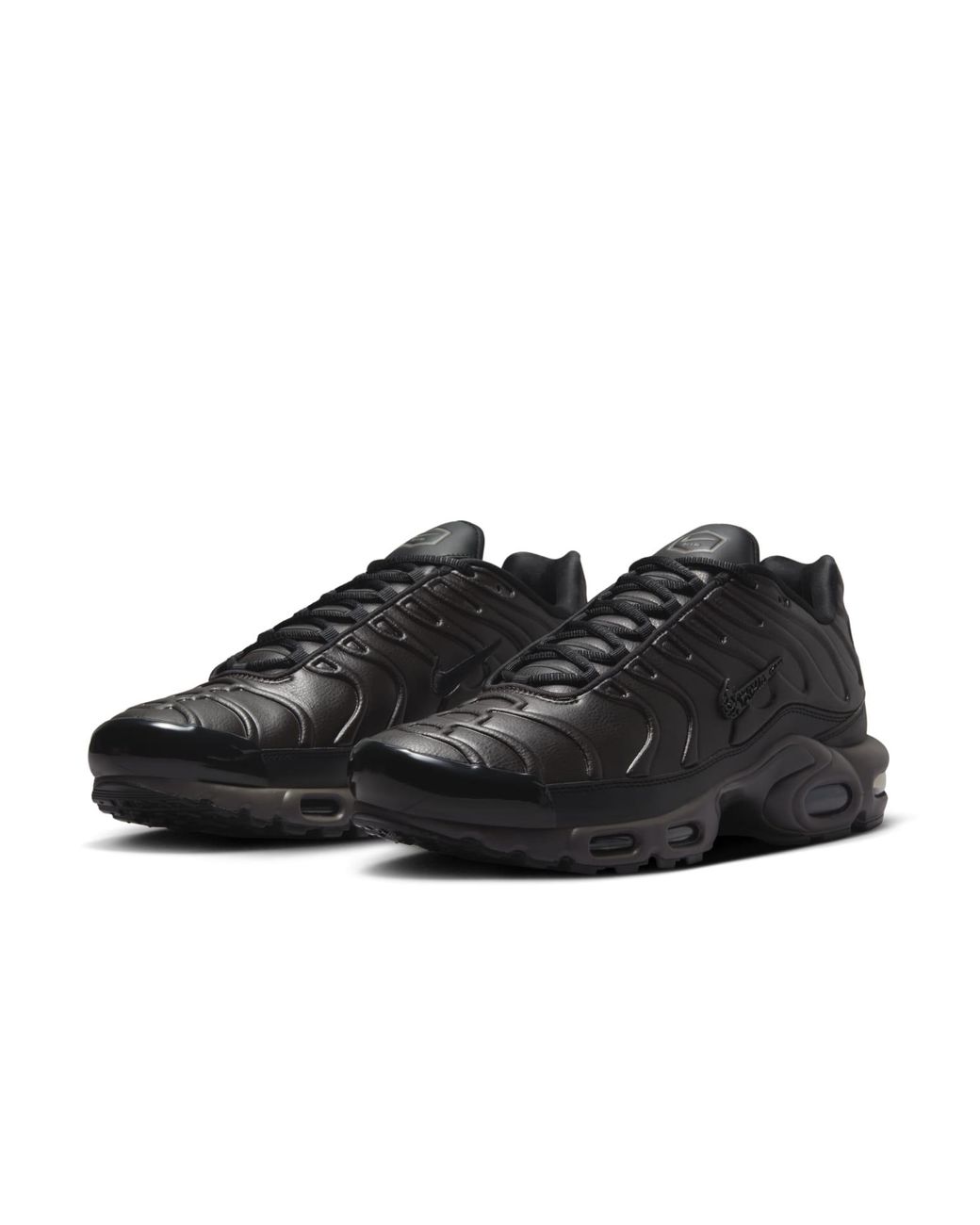 Nike Black Air Max Plus Premium Sneakers Tea Petra for men