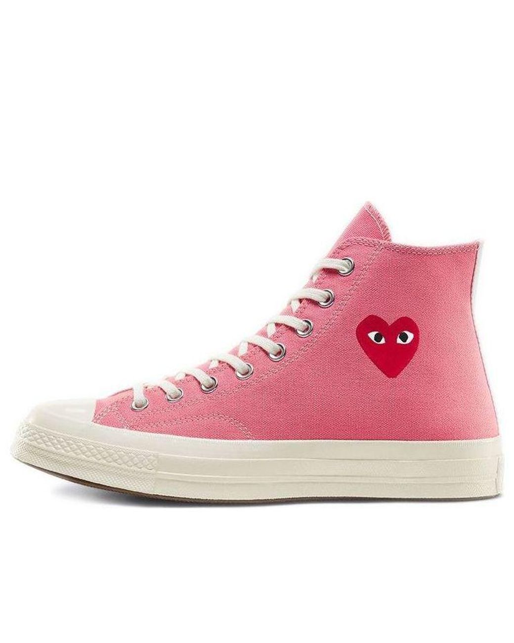 Converse Pink X Comme Des Garcons Play Chuck 70 High 'Bright' for men