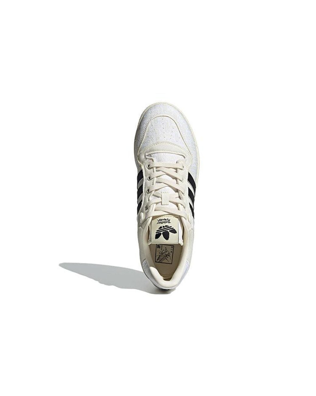 Adidas White Rivalry Low 86 Shoes for men