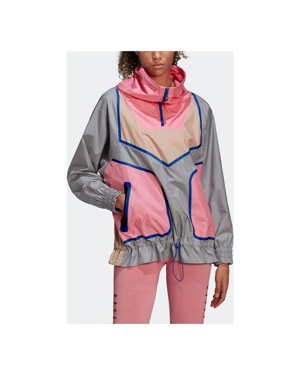 Adidas Pink (Wmns) Stella Mccartney Half Zip Jacket