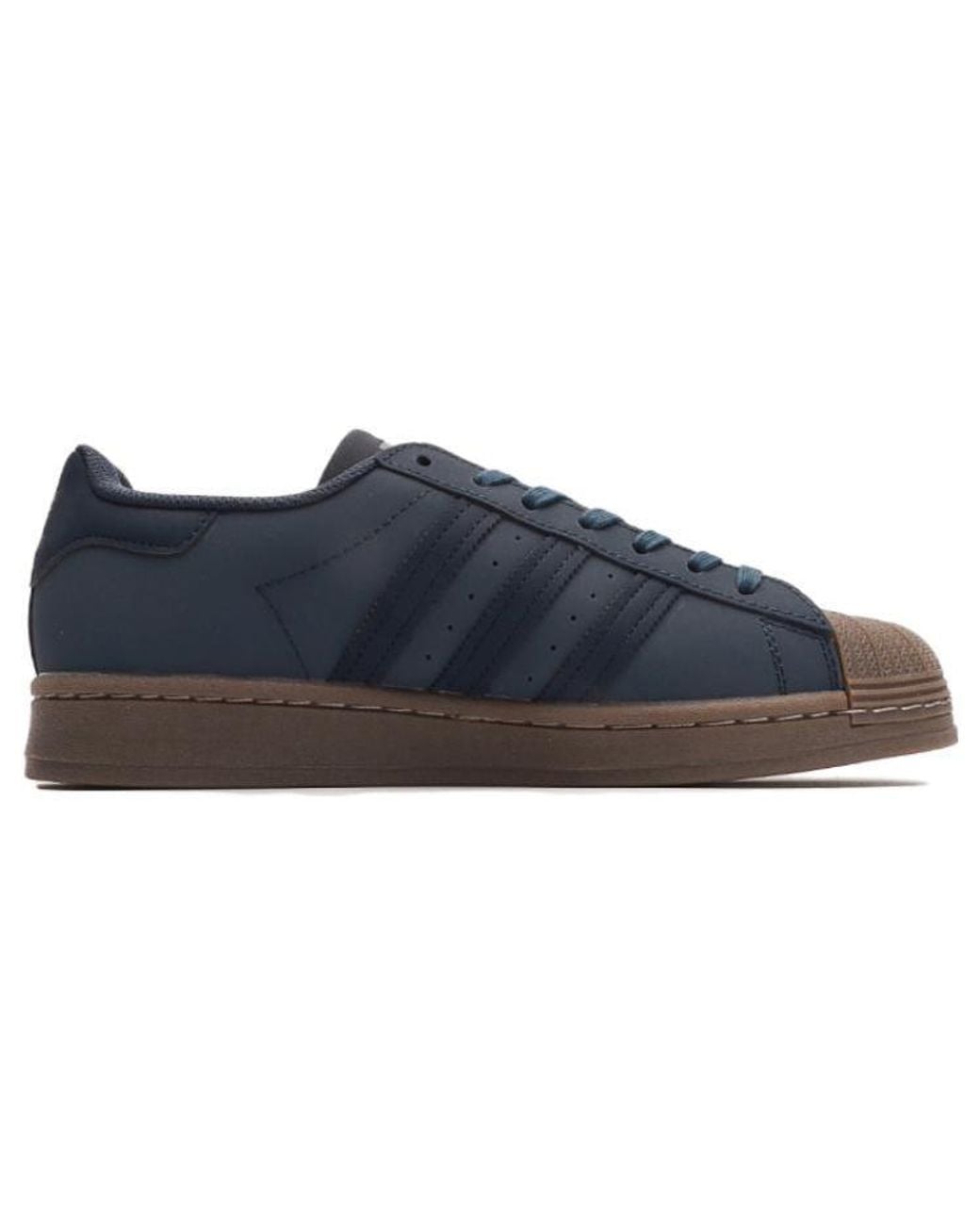 Adidas Blue Superstar Shoes Canvas for men