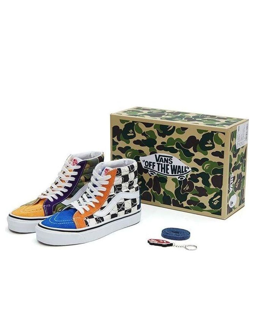 Vans Green Bape X Sk8-Hi 36 Dx 'Multi Camo' for men