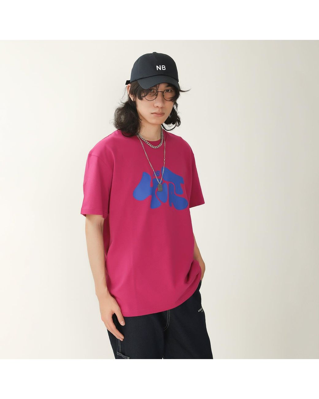 New Balance Pink X Salehe Bembury Printing Logo