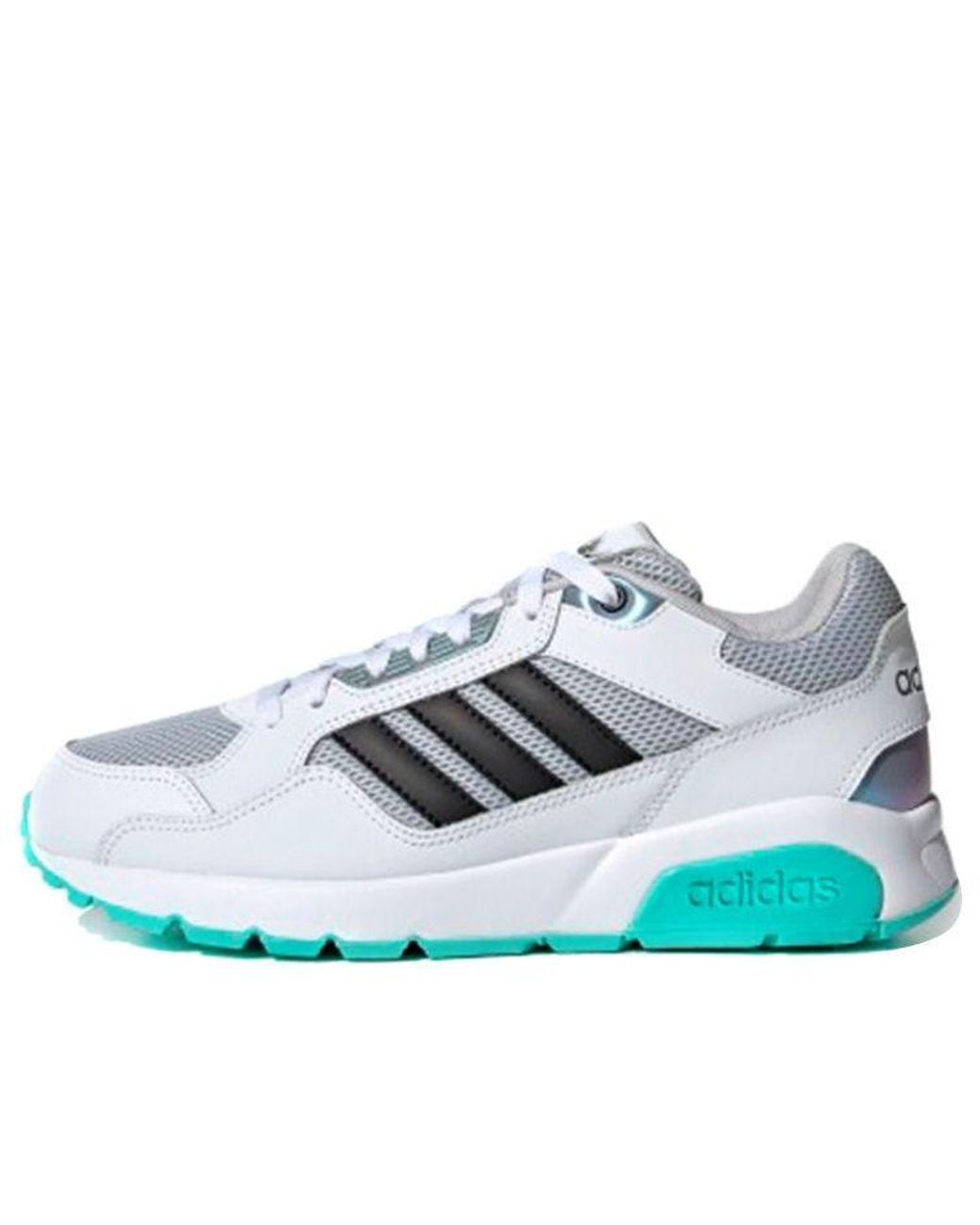Adidas Neo Runtis Shoes White/gray/green in Blue for Men | Lyst