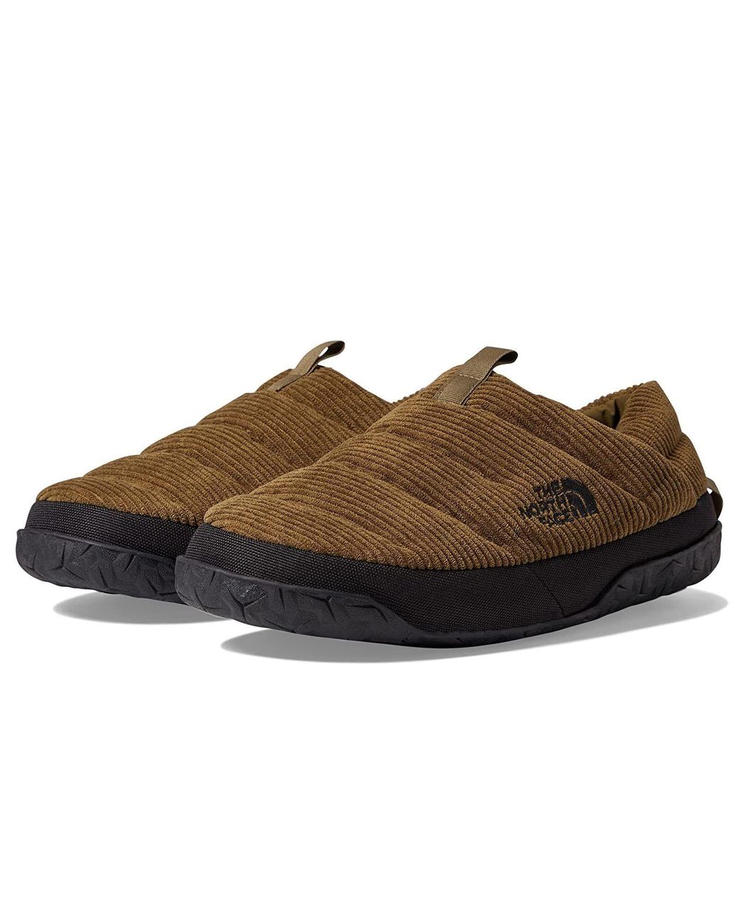The North Face Brown Corduroy Nuptse Mules 'Utility' for men