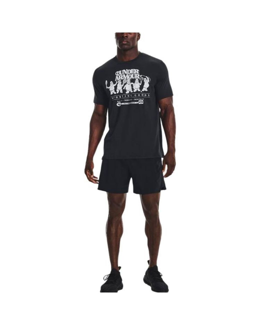 Under Armour Black Coach Sporting Goods T-Shirt for men