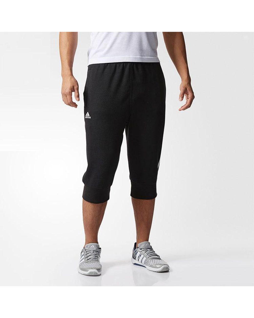 Adidas Black Stripe Printing Bundle Feet Sports Pants/Trousers/Joggers for men
