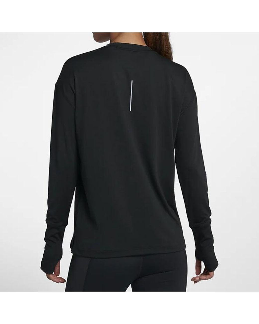 Nike Blue (Wmns) Element Casual Sports Round Neck Long Sleeves Running Hoodie