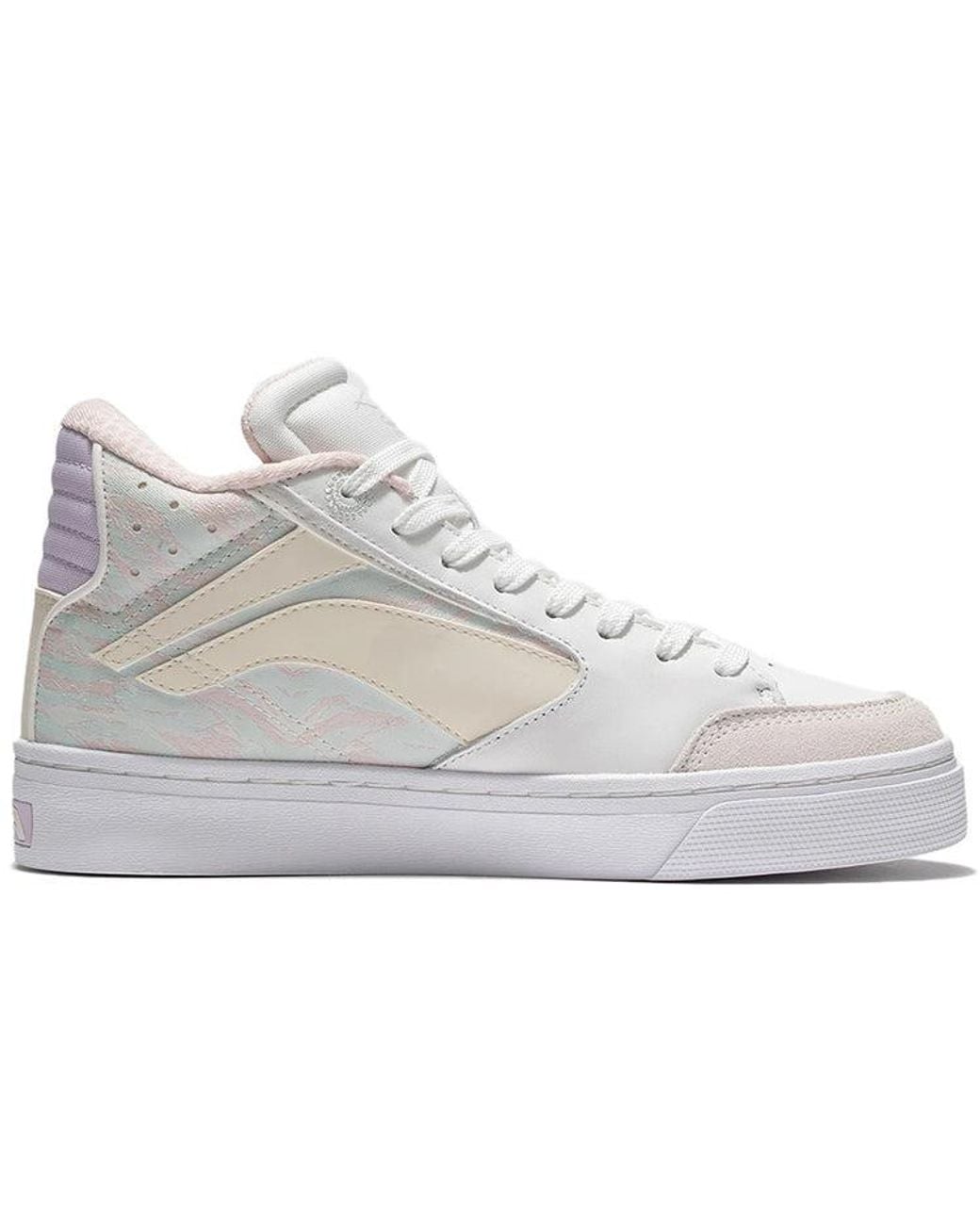 Li-ning White (Wmns) 180 Cozy Skateboarding Shoes Camouflage