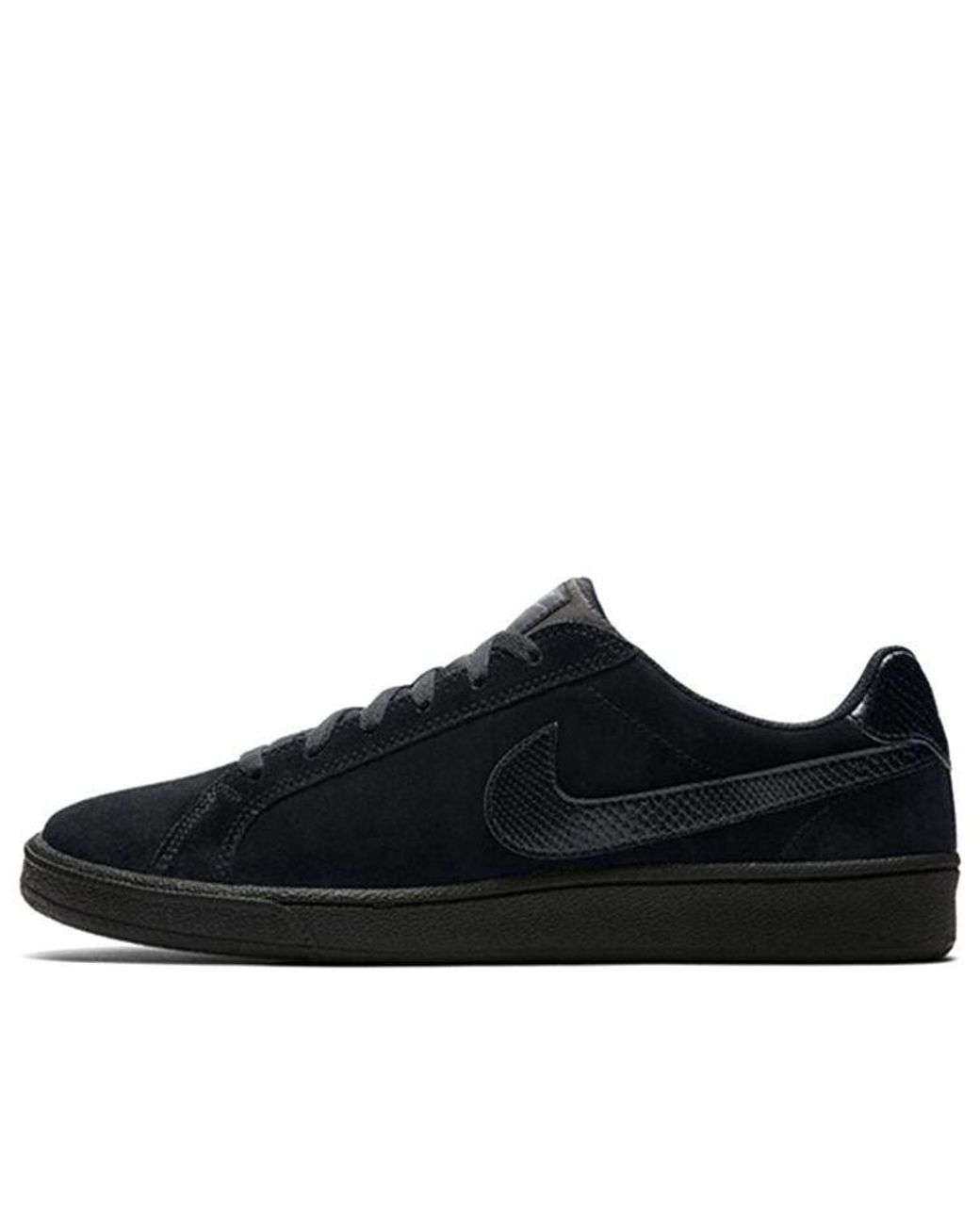 Nike Court Majestic Suede Low-top Sneakers Black for Men | Lyst