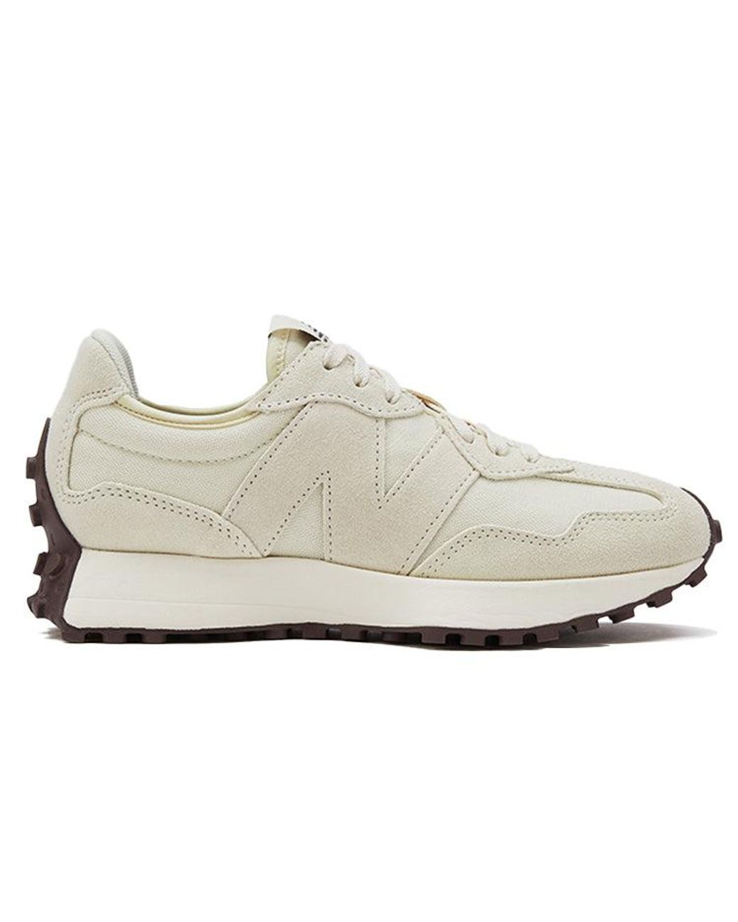 New Balance White 327
