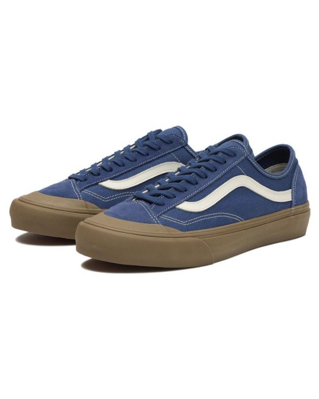 Vans Blue Style 36 Casual Skateboarding Shoes for men
