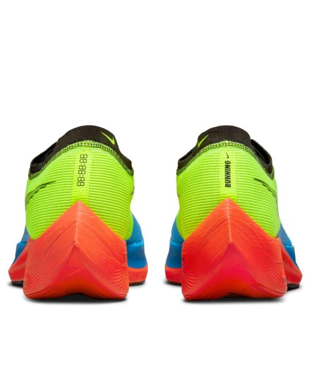 Nike Green Zoomx Vaporfly Next% 2 'Volt Bright Crimson' for men