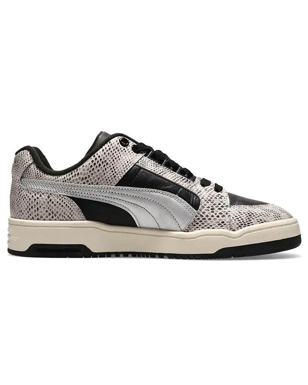 PUMA White Slipstream Low Retro Snake for men