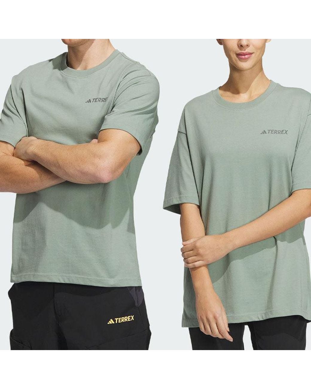 Adidas Green Campyx Short Sleeve Graphic T-Shirt for men