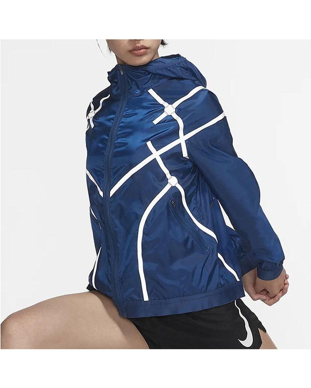 Nike Blue (Wmns) As W Nk City Rdy Jkt Jacket Hd Coastal