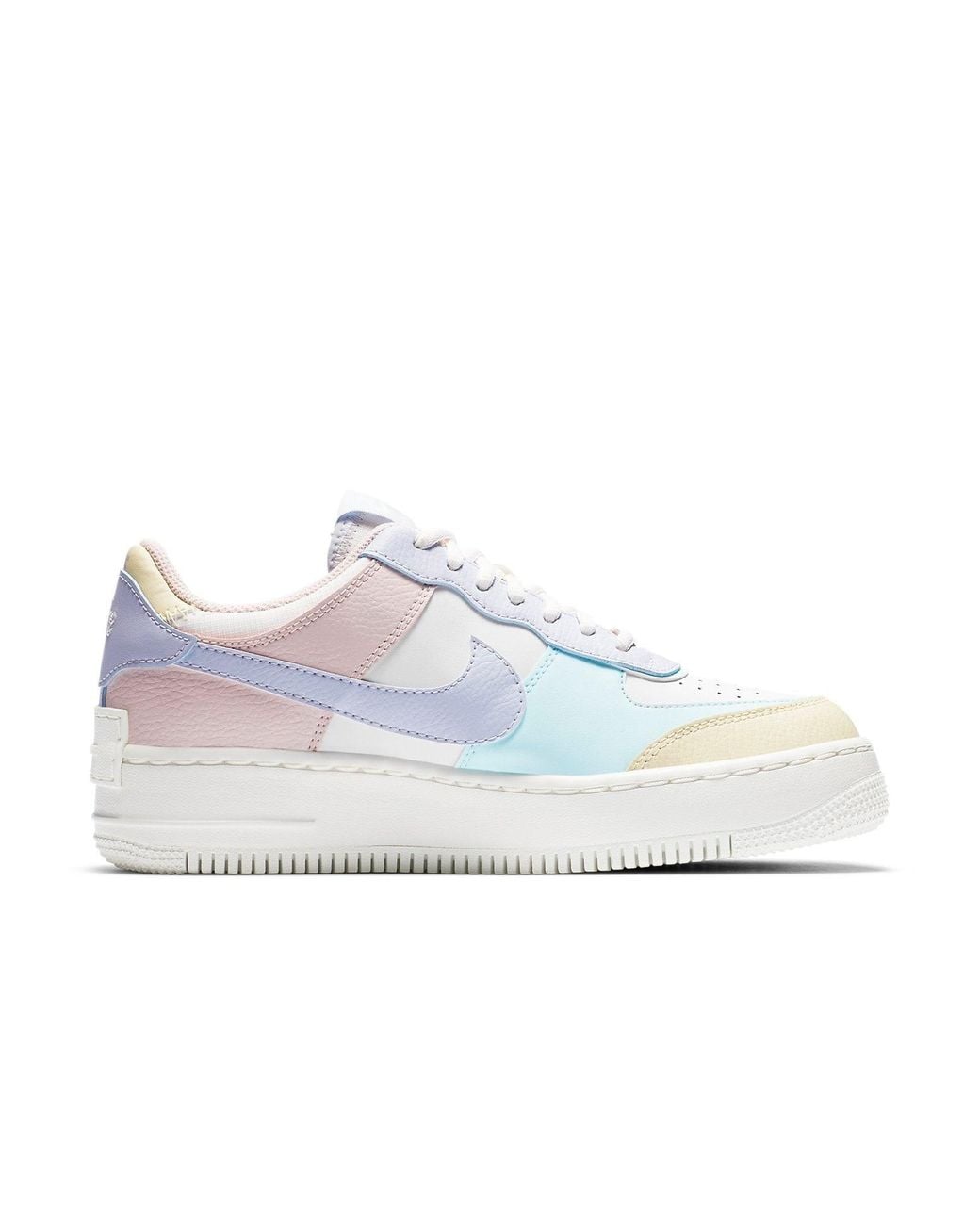 Nike White (Wmns) Air Force 1 Shadow 'Pastel'