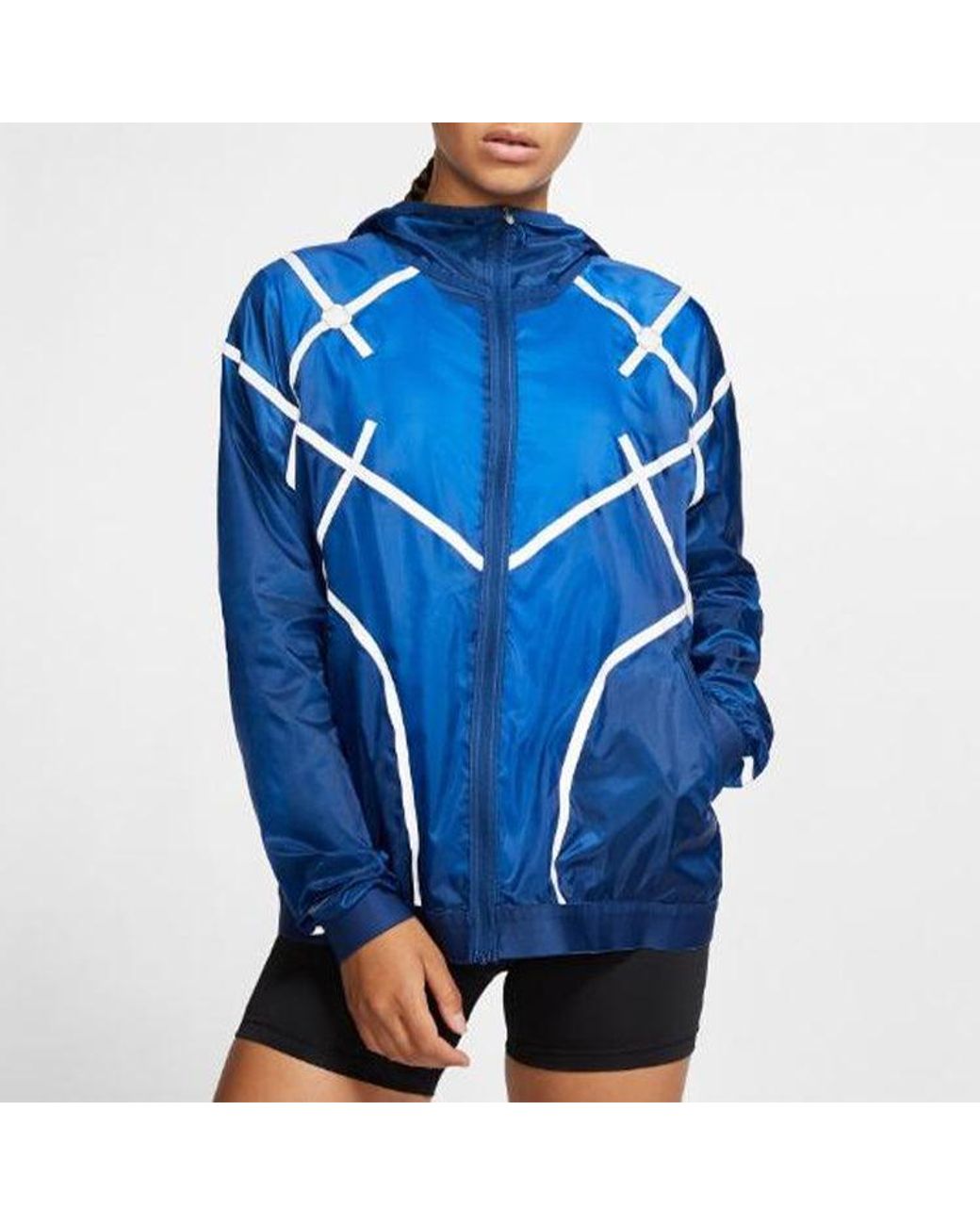 Nike Blue (Wmns) As W Nk City Rdy Jkt Jacket Hd Coastal