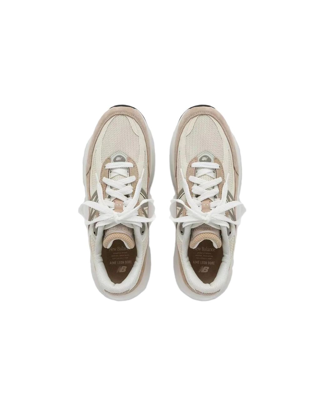 New Balance White 990 V6 X Aim Leon Dore Made for men