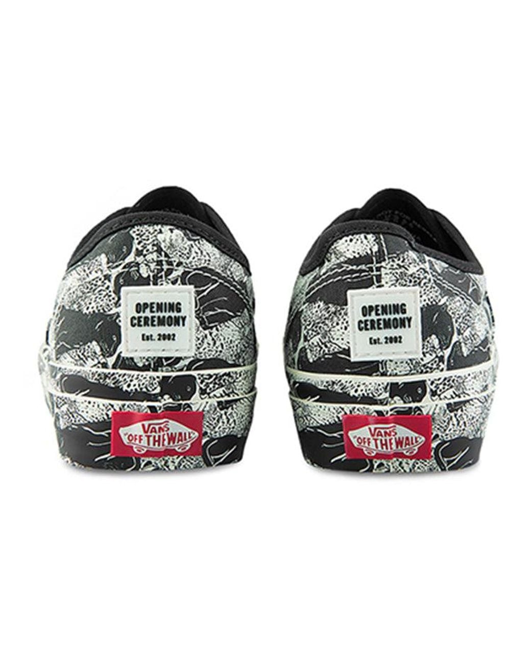 Vans Black Opening Ceremony X Authentic 'Leopard Checker' for men