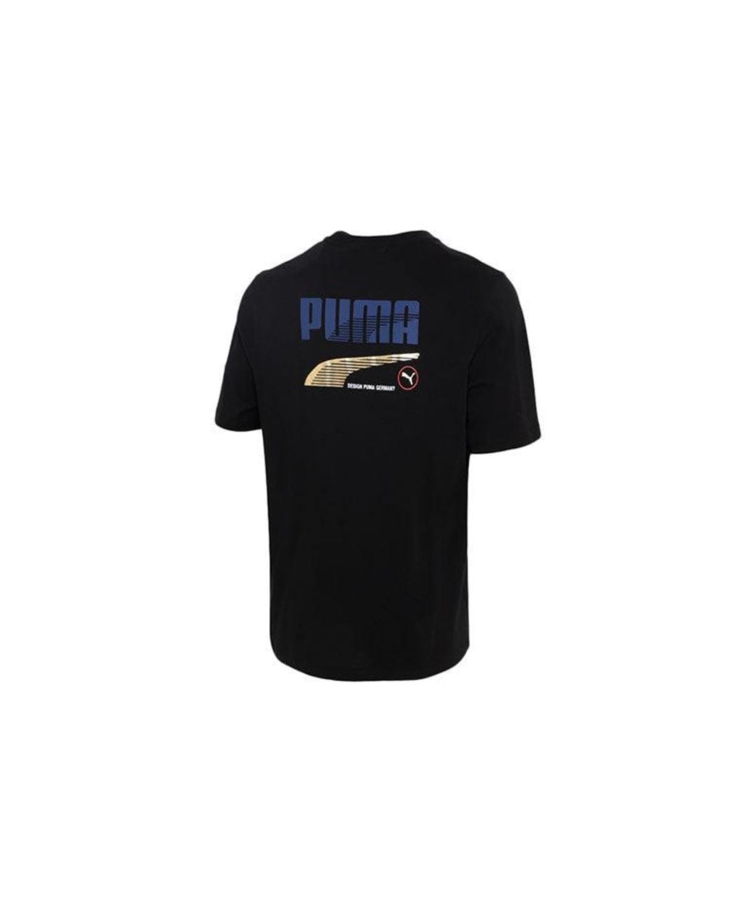 PUMA Black Team Graphic T-Shirt for men