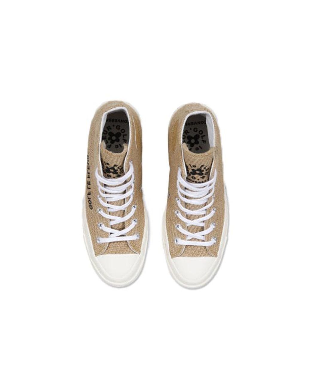 Converse Natural Golf Le Fleur X Chuck 70 High 'Fabric Weave' for men