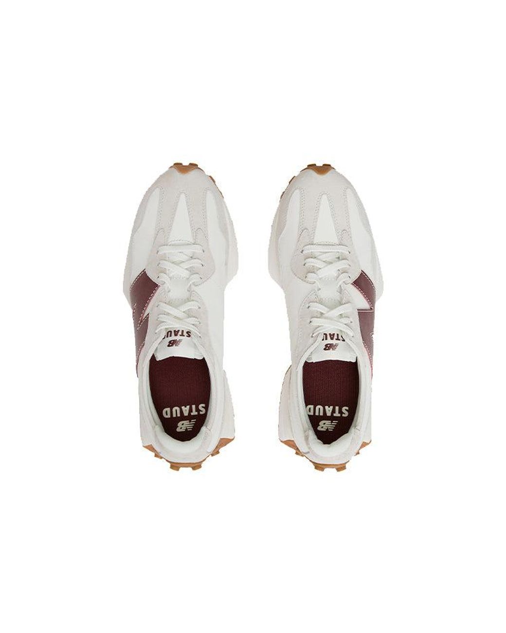 New Balance Pink (Wmns) Staud X 327 Burgundy'