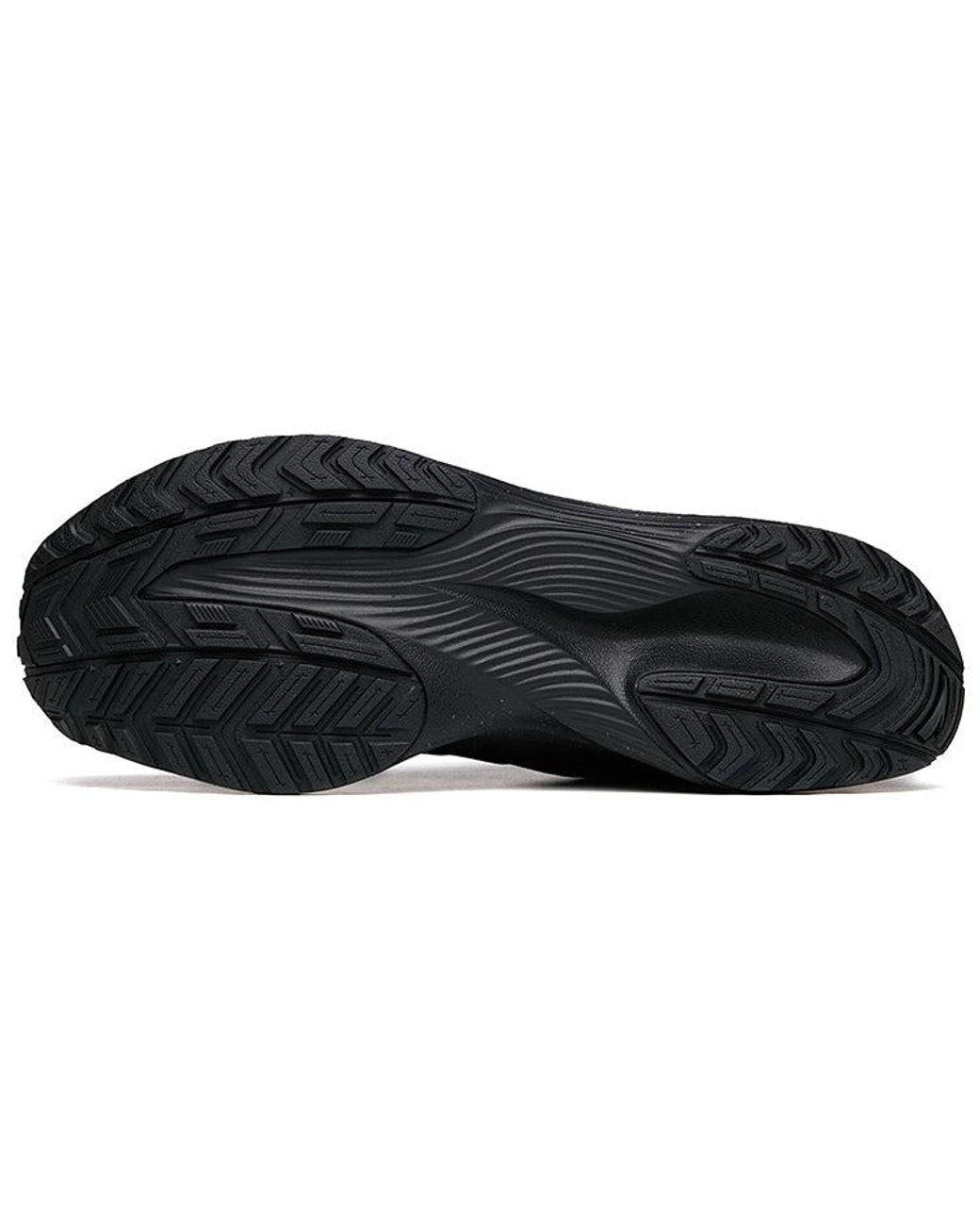 Anta Black Running Series Sneakers Leather for men