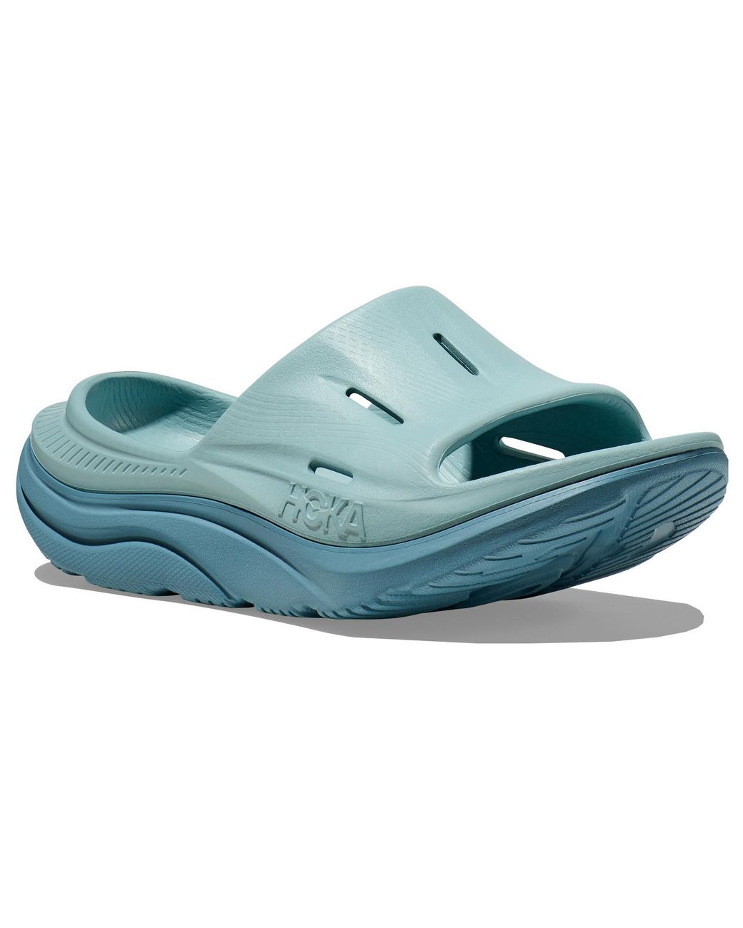 Hoka One One Blue Ora Recovery Slide 3 'Cloud' for men