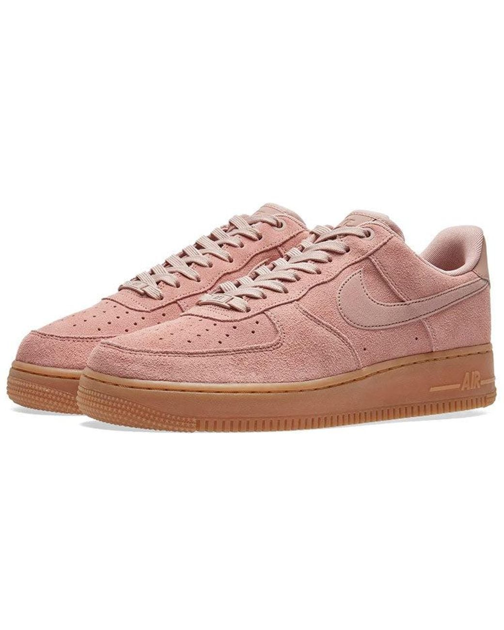 Nike Pink Air Force 1 07 Lv8 Suede 'Particle' for men