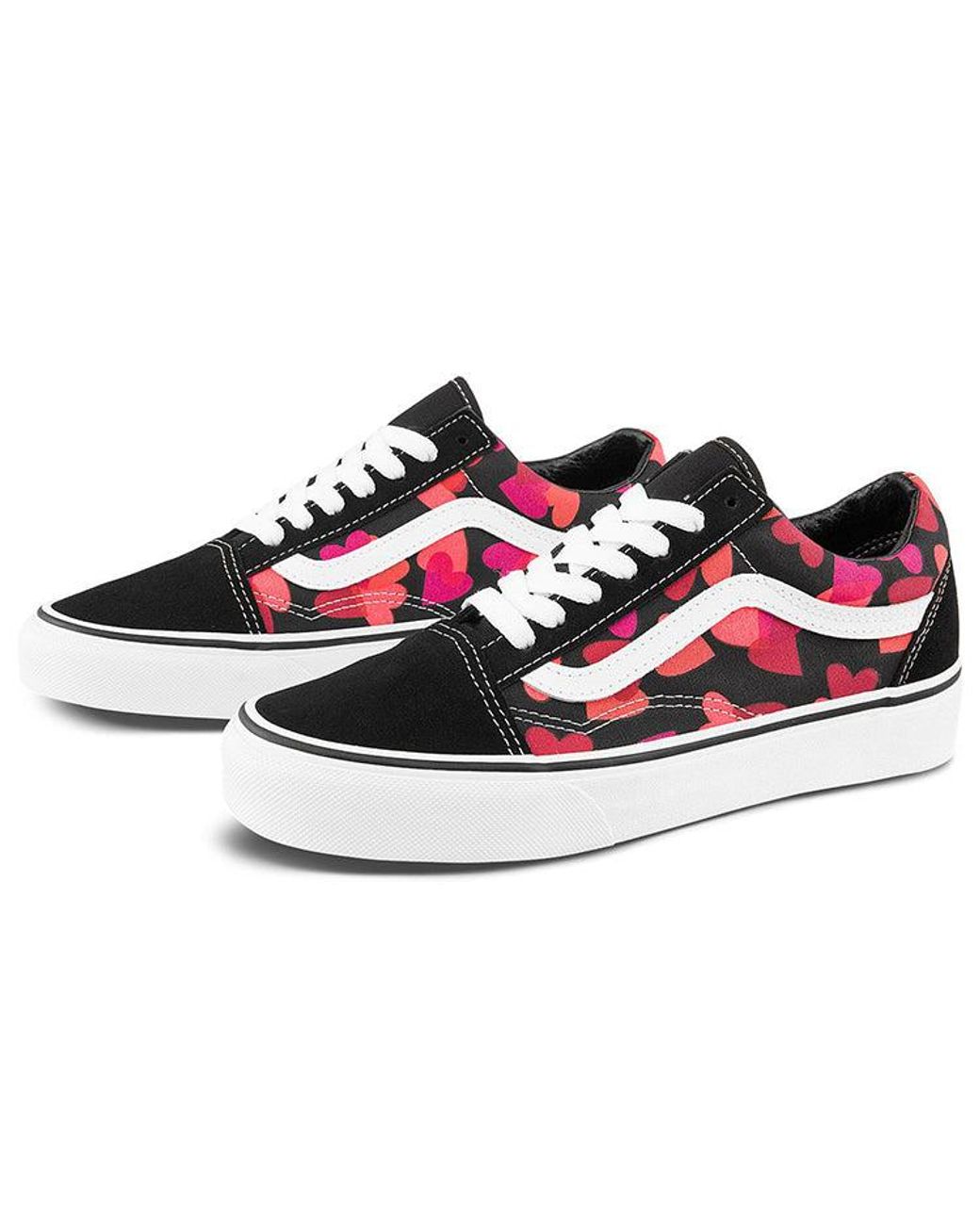 Vans Red Old Skool 'Valentines Hearts' for men